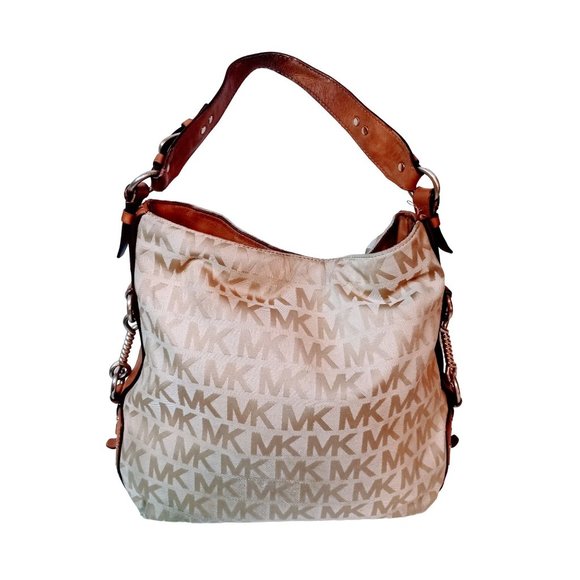 Michael Kors Canvas Shoulder Bag - Picture 2 of 9